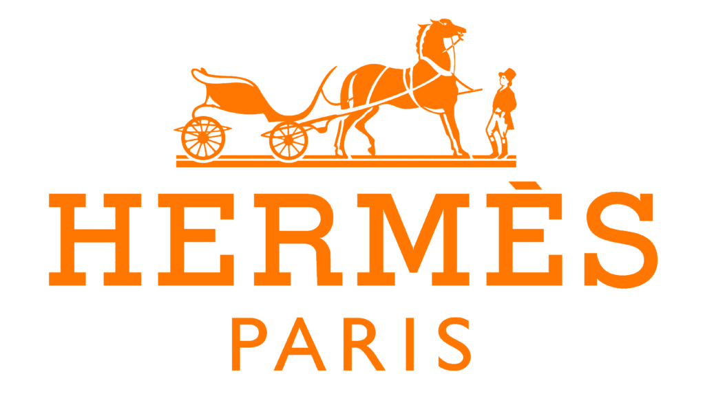 Image of the Luxury Vintage Brand, Hermes', logo.
